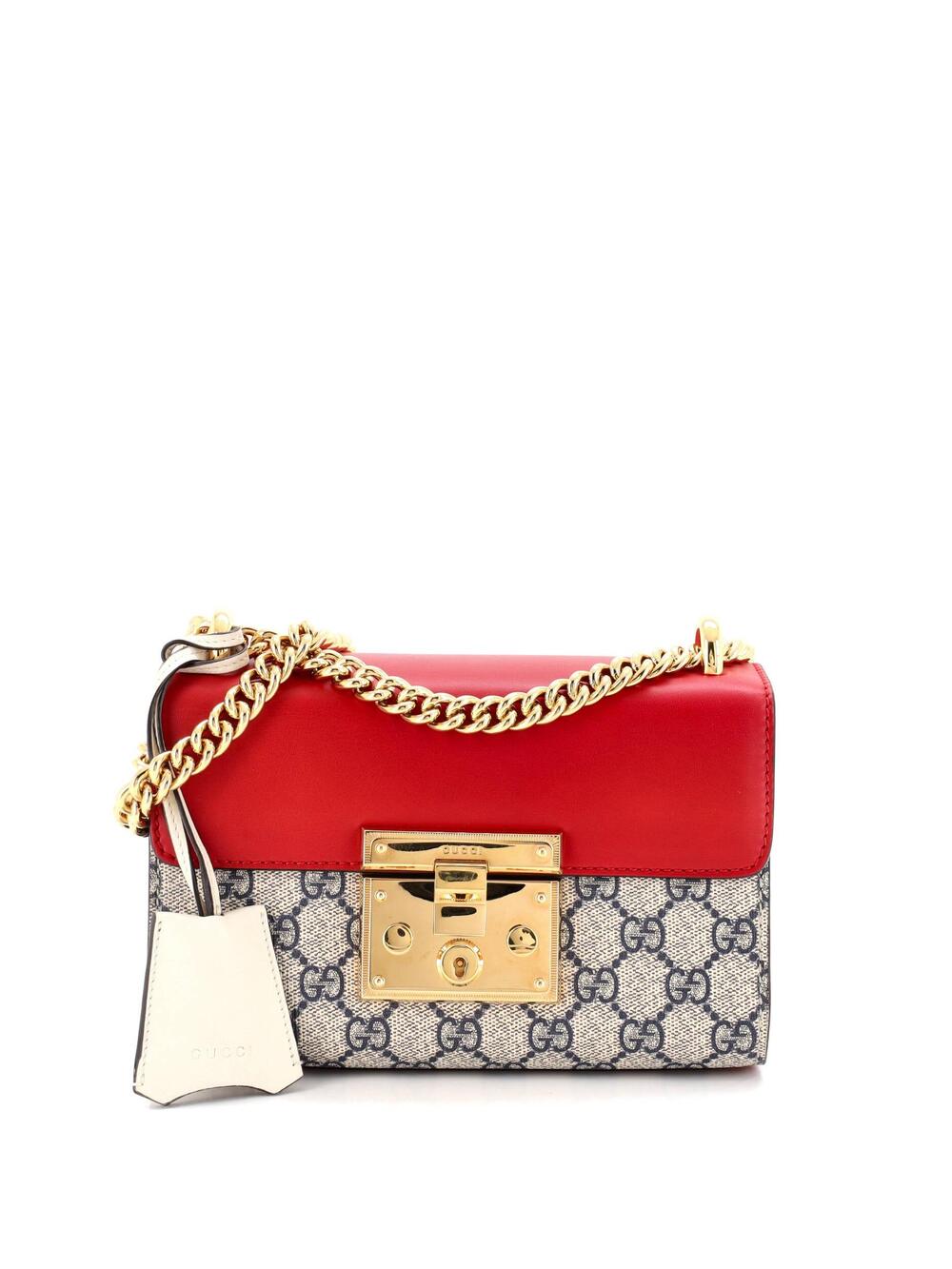 Gucci Padlock Shoulder Bag Gg Coated #377029G11B